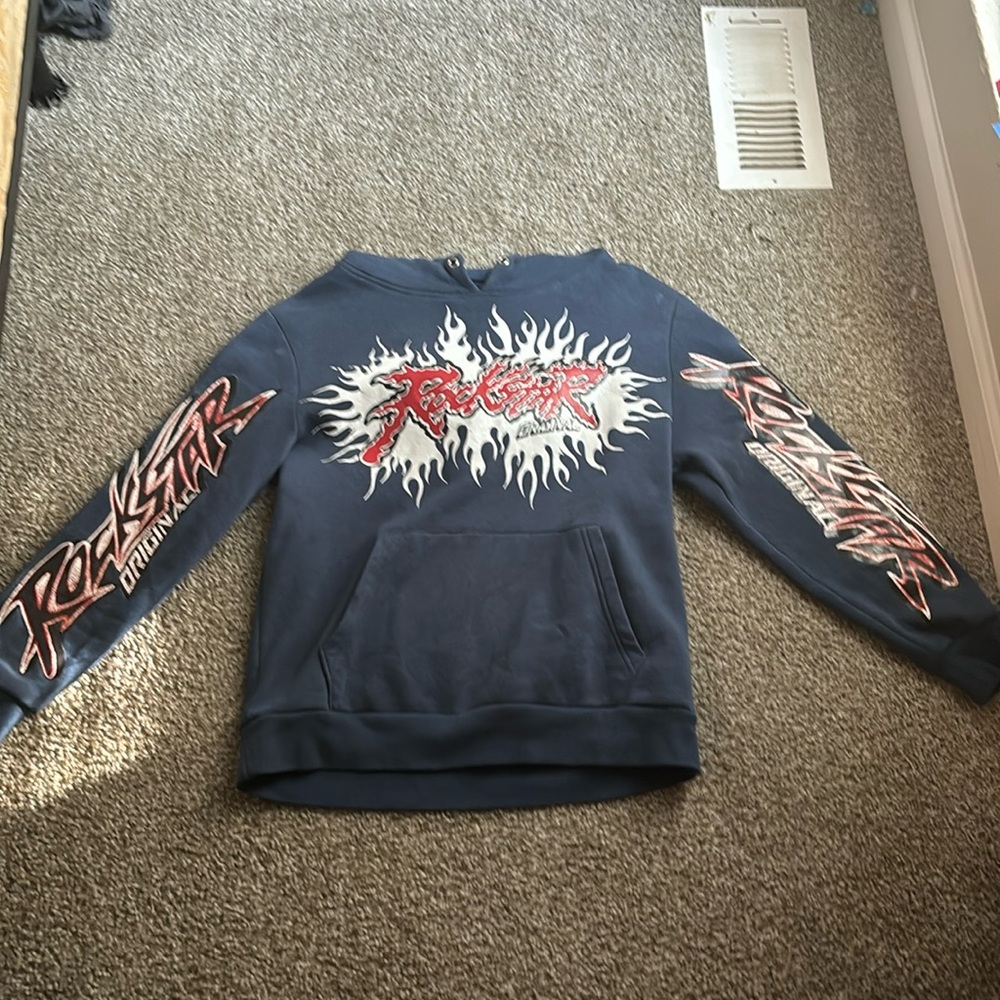 Dark Blue Rockstar Original Hoodie
